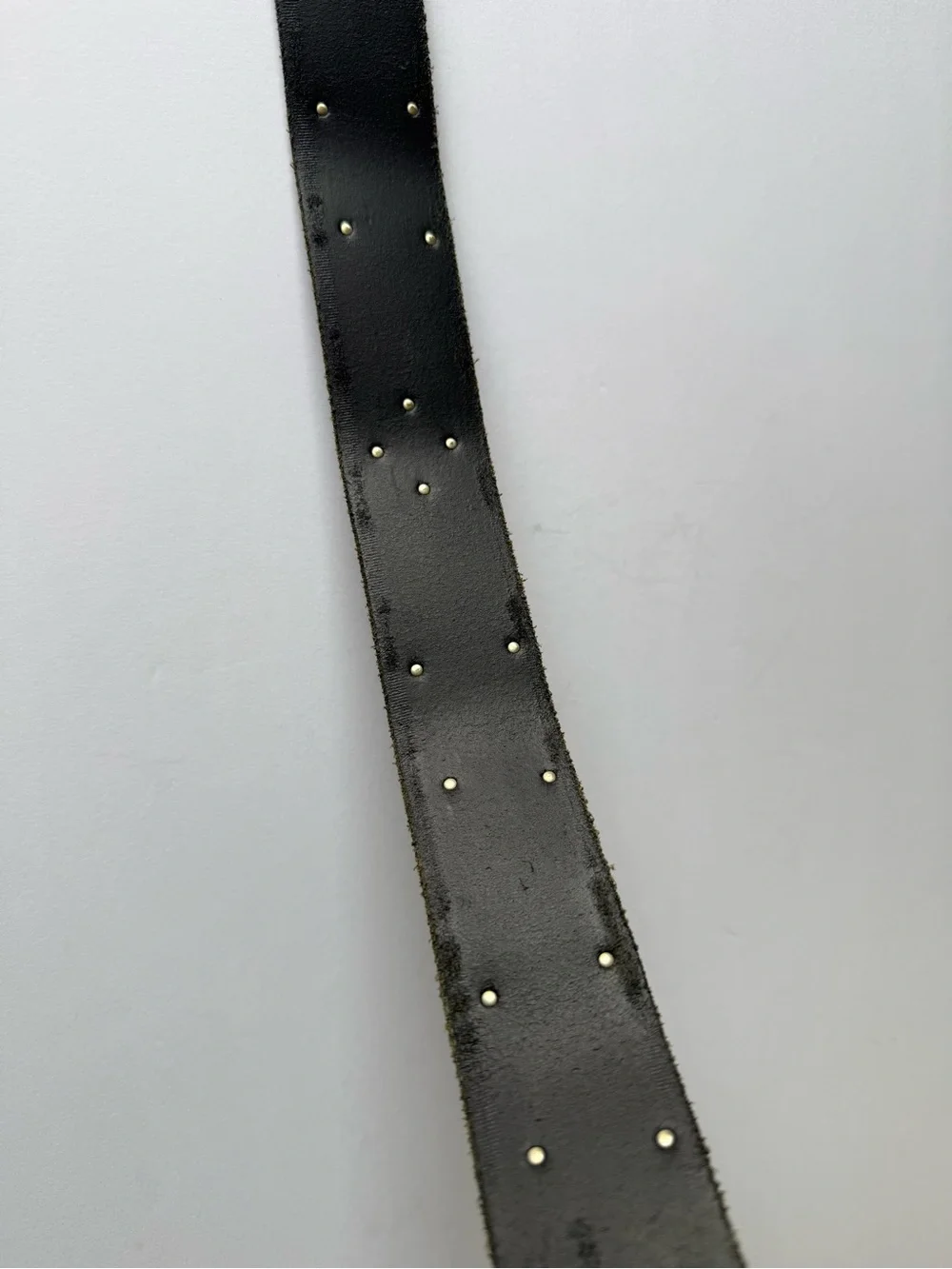 Vintage Etro Leather Belt Men 40-100-115  Made In Switzerland Animal Metal studs